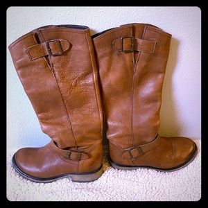 Steve Madden brown leather tall boots